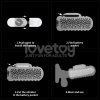 MASTURBATOR KNIGHTS RING VIBRATING DUAL PURPOSE SLEEVE-WAVY
