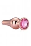 DREAMTOYS KOREK ANALNY GLEAMING LOVE ROSE GOLD PLEASURE PLUG M