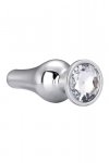 DREAMTOYS KOREK ANALNY GLEAMING LOVE SILVER PLEASURE PLUG L