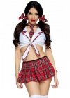 Leg Avenue kostium uczennicy Miss Prep School Top and Skirt M/L