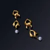 Upko luksusowe klamerki na sutki Moist Eyes Pearl Nipple Clamps