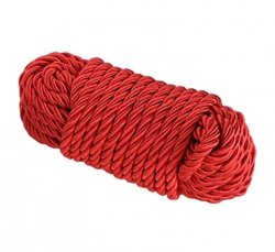 LINA DO KRĘPOWANIA SHIBARI CZERWONA 10 M GUILTY TOYS