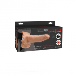 Pipedream Fetish Fantasy Series 6 Hollow Strap-On with Remote Light