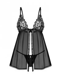 Babydoll i stringi M/L Blomentis Obsessive