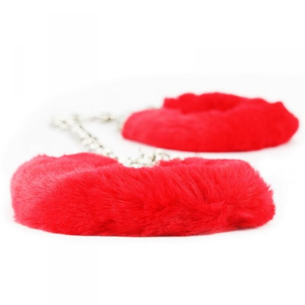 KAJDANKI FLUFFY LEG CUFFS CZARNE