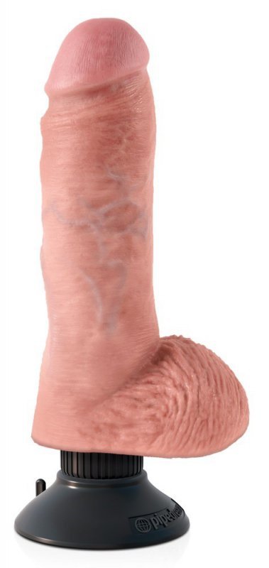 DILDO 8 VIBRATING COCK WITH BALLS