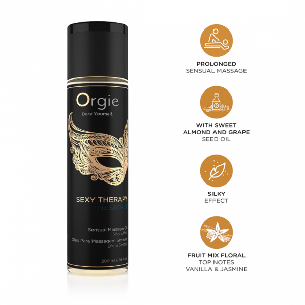 OLEJEK DO MASAŻU SEXY THERAPY THE SECRET 200 ML