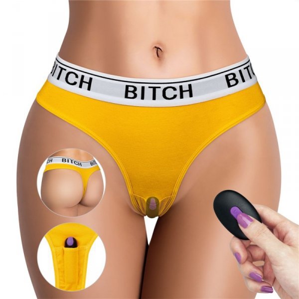 MAJTKI BITCH VIBRATING PANTIES (34~38 CALI W TALII)