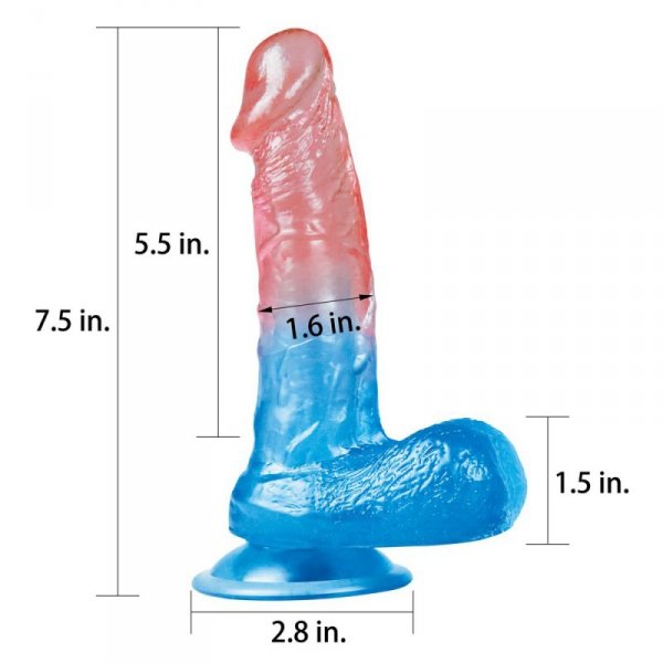 DILDO 7.5&#039;&#039; DAZZLE STUDS
