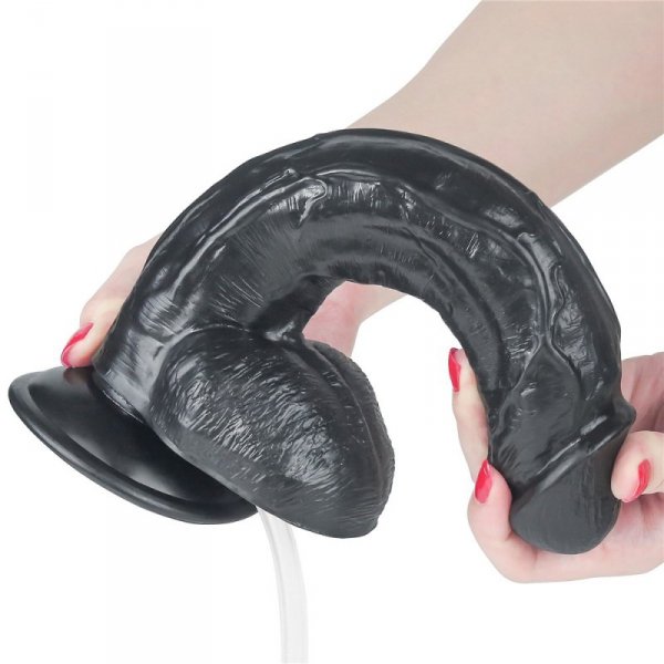 DILDO 10&#039;&#039; SQUIRT EXTREME DILDO – BLACK