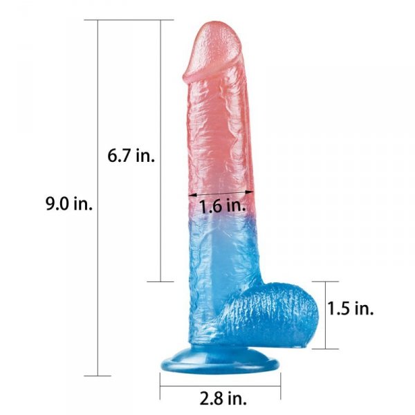 DILDO 9&#039;&#039; DAZZLE STUDS