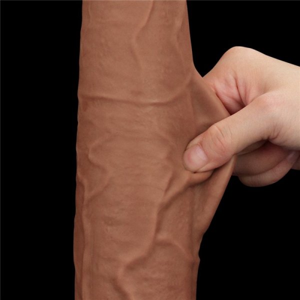 13.5&#039;&#039; KING SIZED SLIDING SKIN DUAL LAYER DONG