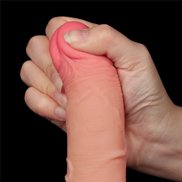 DILDO 7.5&#039;&#039; SLIDING SKIN DUAL LAYER DONG FLESH