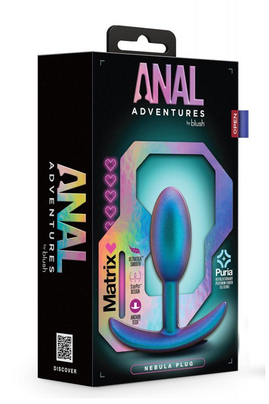 BLUSH ANAL ADVENTURES MATRIX NEBULA PLUG LUNAR BLUE