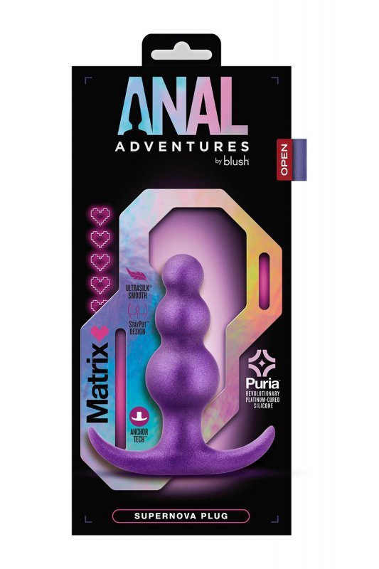 BLUSH ANAL ADVENTURES MATRIX SUPERNOVA PLUG GALACTIC PURPLE