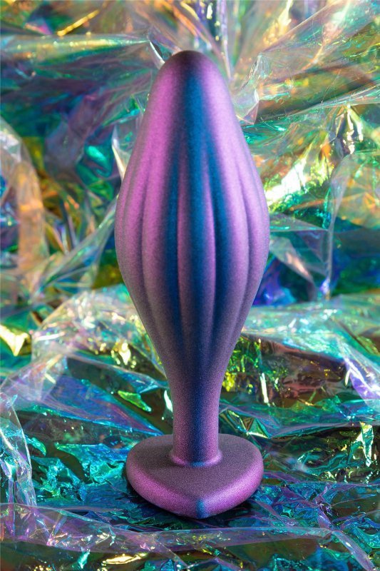 BLUSH ANAL ADVENTURES MATRIX WAVY BLING PLUG SAPPHIRE
