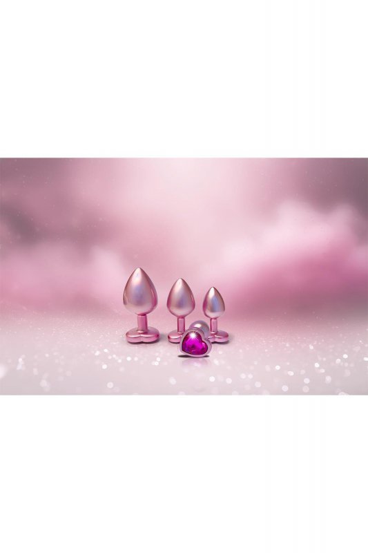 DREAMTOYS KOREK ANALNY GLEAMING LOVE PEARL PINK PLUG SMALL