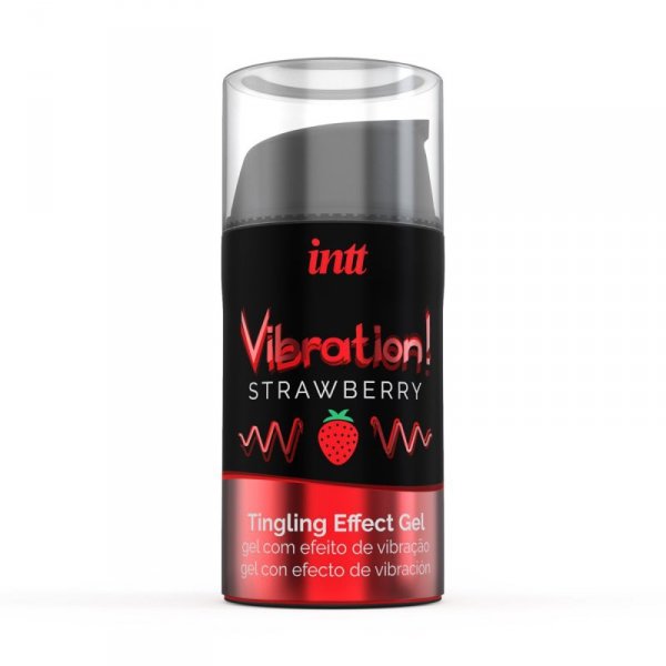 Żel VIBRATION STRAWBERRY 15 ml