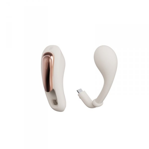 Qingnan No.6 Wireless Control Wearable  Vibrator Beige