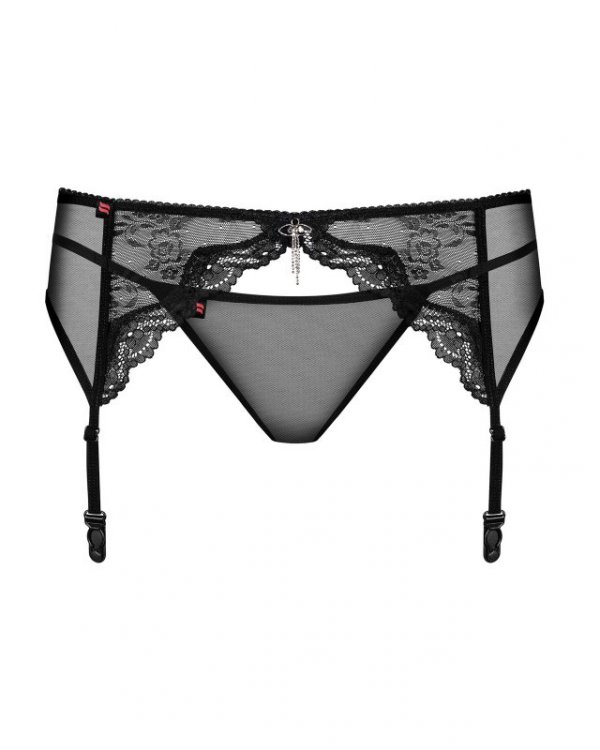 Obsessive pas do pończoch ze stringami Charms S/M