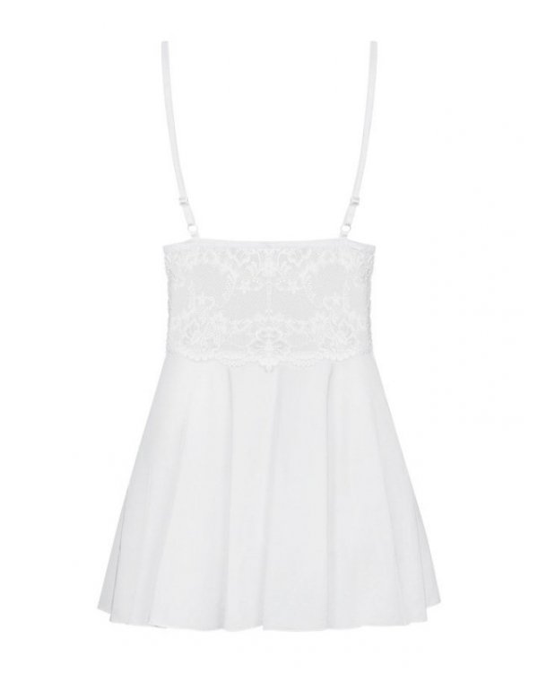 810-BAB-2 babydoll biały L/XL Obsessive