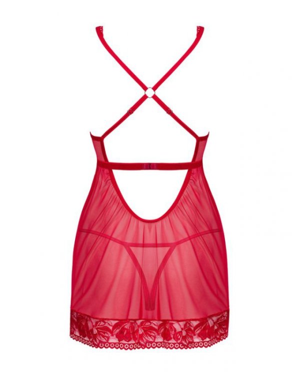 Lacelove babydoll i stringi XL/2XL Obsessive