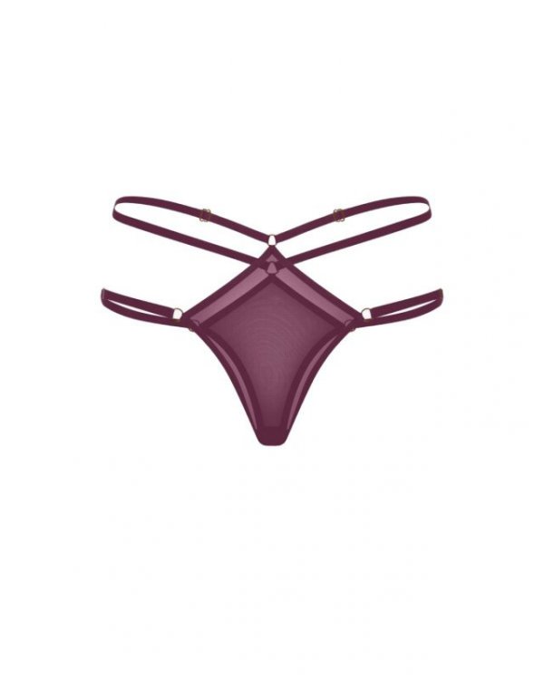 Promees Reina burgundy stringi OneSize