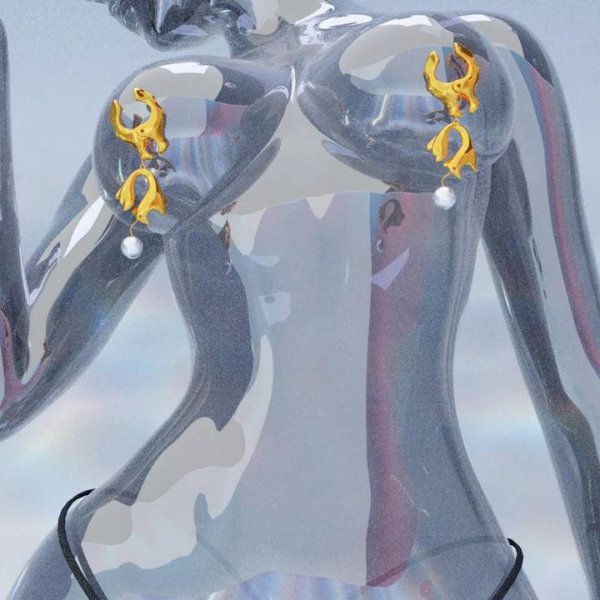 Upko luksusowe klamerki na sutki &quot;Moist Eyes&quot; Pearl Nipple Clamps
