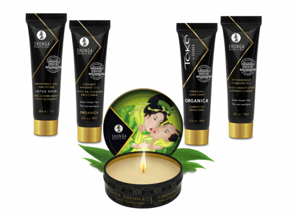Zestaw kosmetyków organicznych Shunga Geisha&#039;s Secrets Organica Exotic Green Tea