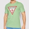 Guess t-shirt koszulka męska zielona crew-neck M1RI71I3Z1- A80G