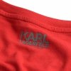 Karl Lagerfeld t-shirt koszulka męska czerwona KL20MTS01