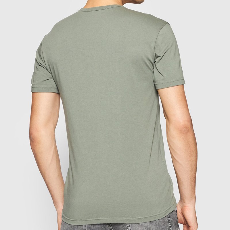 Emporio Armani t-shirt koszulka męska czarna khaki komplet 2 pack