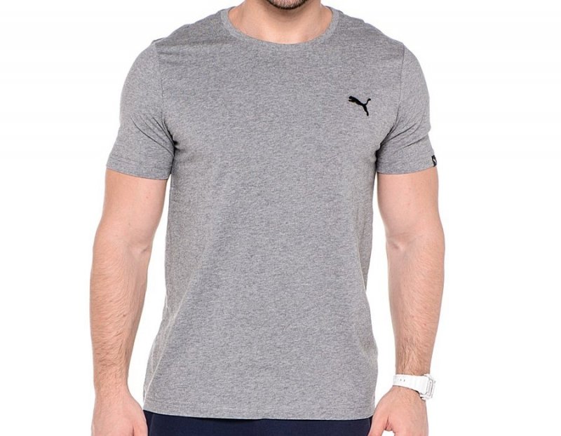 PUMA KOSZULKA T-SHIRT ESS GŁADKI SZARY 831851 03