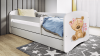 Łóżko dziecięce MIŚ Z KWIATKAMI różne kolory 160x80 cm