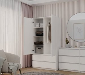 SZAFA MALWA SS-90 BIEL KOMPLET