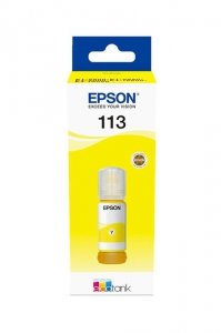 Oryginalny Tusz w butelce Yellow Epson 113 (T06B4, C13T06B440)
