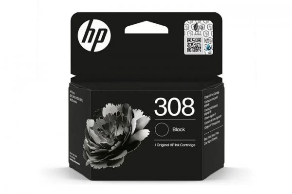 Oryginalny Tusz Black HP 308 (7FP21UE CE1)