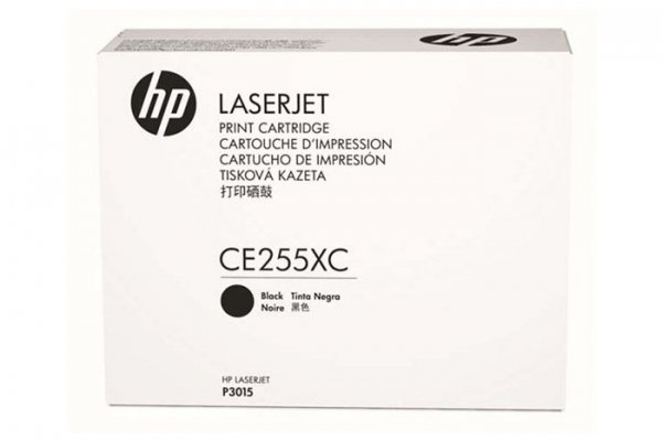 Oryginalny Toner Czarny HP LaserJet P3015 (55XC CE255XC), kompatybilne z CE255X