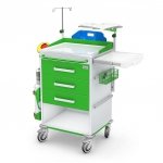 Wózek reanimacyjny REN-03/ABS z wyposażeniem - zestaw 2
