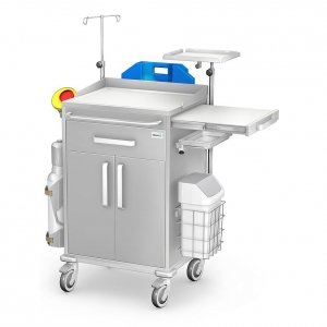 Wózek reanimacyjny REN-01/KO z wyposażeniem - zestaw 1