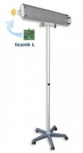Lampa bakteriobójcza bezpośredniego działania NBV 2x30 PL przejezdna z licznikiem czasu pracy