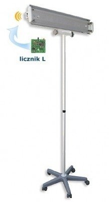 Lampa bakteriobójcza bezpośredniego działania NBV 2x30 PL przejezdna z licznikiem czasu pracy