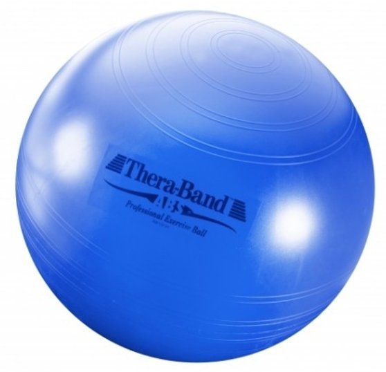 Piłka gimnastyczna 75cm ABS niebieska