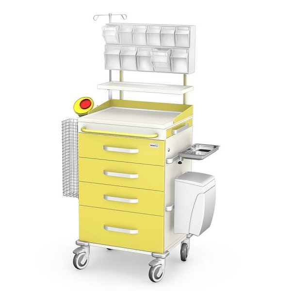 Wózek anestezjologiczny ANS-04/ST z wyposażeniem - zestaw 2