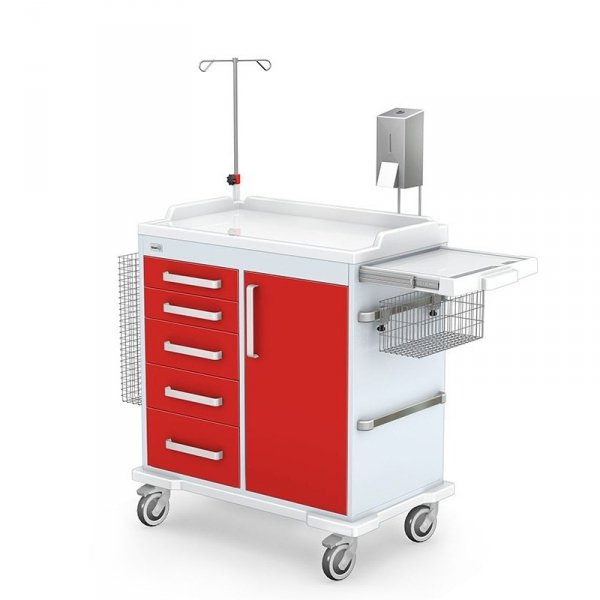 Wózek medyczny zabiegowy wielofunkcyjny Multi-03/ABS z wyposażeniem - zestaw 5