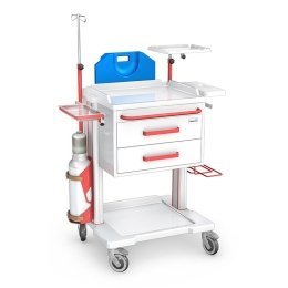 Wózek reanimacyjny OR-2ABS z wyposażeniem - zestaw 5