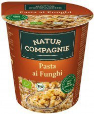DANIE W KUBKU MAKARON Z GRZYBAMI BIO 50 g - NATUR COMPAGNIE