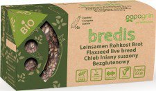 PAPAGRIN bio chleb lniany raw CUKINIA 70g