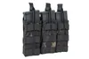 Potrójna ładownica typu Open na magazynki M4 - Multicam Black