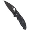 Nóż składany Spyderco Manix 2 FRCP Black / Black Blade Plain (C101PBBK2)